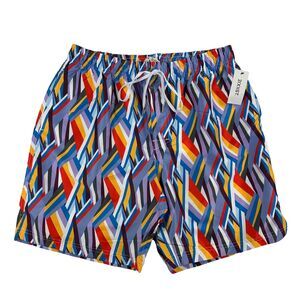 2(X)ist Mens Catalina 16" Quick-Dry Printed Swim Trunks Shorts Multicolor XL